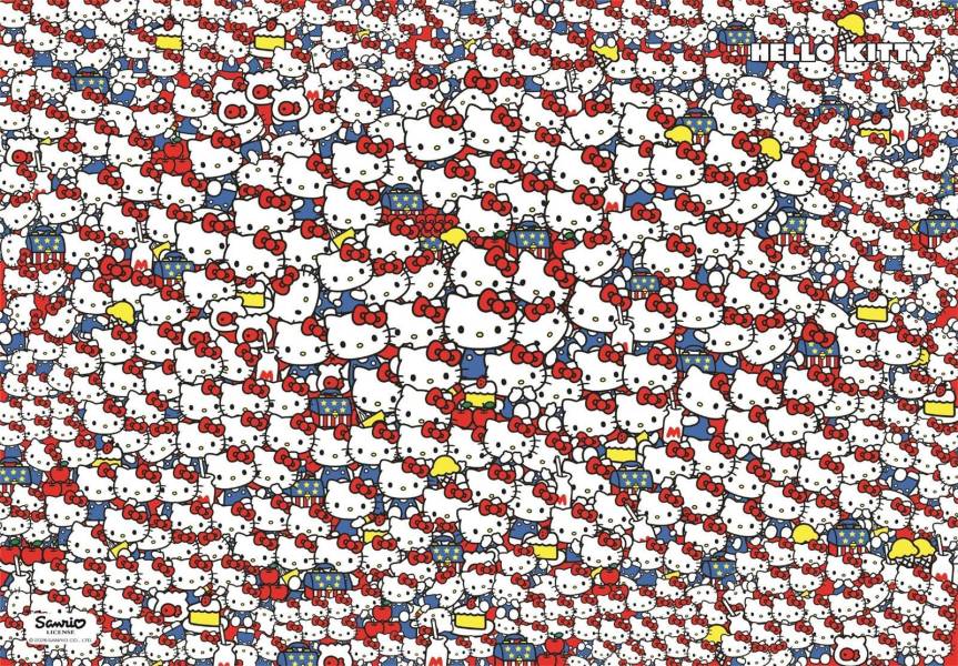 *預購248*義大利品牌 Clementoni / Hello Kitty - 挑戰系列 / 1000片 黑咖啡拼圖,拼圖,預購,HelloKitty,挑戰系列,角色,特色,藝術家,藝術,主題,1000片,Clementoni,義大利品牌