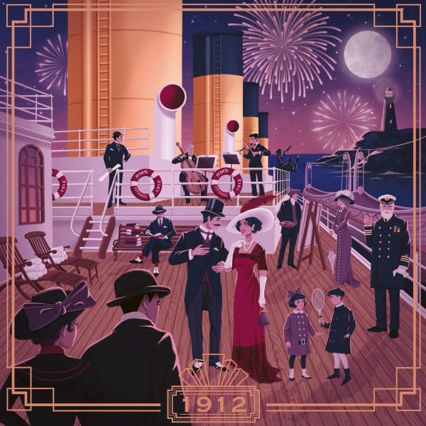 #現貨# 德國品牌 Ravensburge / 鐵達尼號 / 750片 / 正方形拼圖 黑咖啡拼圖,拼圖,現貨,鐵達尼號,船,電影,浪漫,華麗,煙火,正方形拼圖,特色,藝術家,藝術,主題,750片,Ravensburger,德國品牌