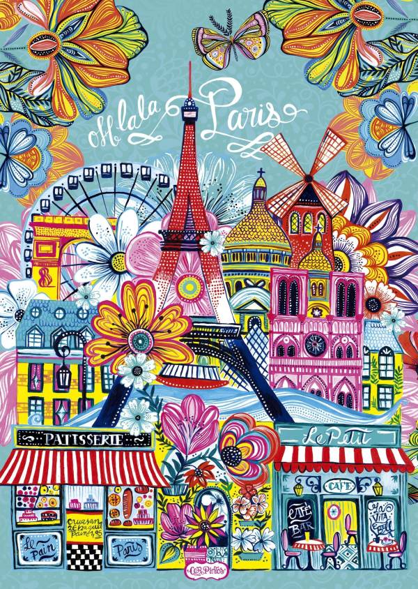 *預購250*西班牙品牌 Educa / 巴黎 / 1000片 黑咖啡拼圖,拼圖,預購,巴黎,法國,艾菲爾鐵塔,凱旋門,聖心堂,巴黎聖母院,文化,歡樂,色彩,生活,美麗,建築,城市景觀,地標,旅行,特色,藝術家,藝術,主題,1000片,Educa,西班牙品牌