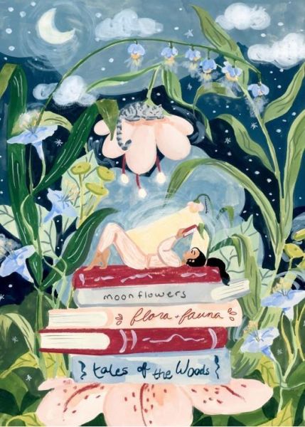 *預購245*法國品牌 Pieces & Peace / 夜晚閱讀 / 500片 黑咖啡拼圖,拼圖,預購,夜晚閱讀,夜晚,閱讀,書籍,植物,舒適,溫馨,溫暖色調,自在,美麗,童趣,特色,藝術家,藝術,主題,500片, Pieces & Peace,法國品牌