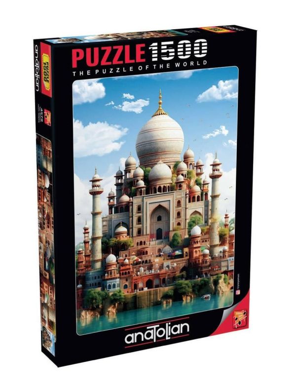 *預購200*土耳其品牌 Anatolian / 泰姬瑪哈陵 / 1500片 黑咖啡拼圖,拼圖,預購,泰姬瑪哈陵,印度,地標,建築,魅力,城市,世界,特色,藝術家,藝術,主題,1500片,Anatolian,土耳其品牌