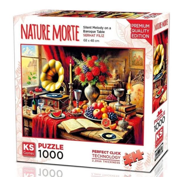 *預購244*土耳其品牌 KS Games / 寂靜旋律 / 1000片 黑咖啡拼圖,拼圖,預購,寂靜旋律,巴洛克風,寂靜,浪漫,復古,風格,高貴,時光,特色,藝術家,藝術,主題,1000片,KS Gamesi,土耳其品牌