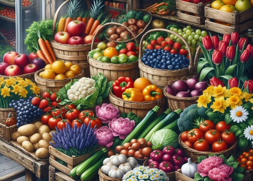 *預購247*法國品牌 Alipson / 園丁的攤位 / 500片 黑咖啡拼圖,拼圖,預購,園丁的攤位,攤位,市集,村莊,蔬菜,水果,花朵,生命力,色彩,特色,藝術家,藝術,主題,500片,Alipson,法國品牌