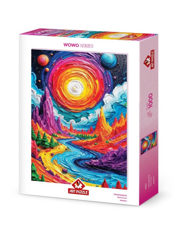 *預購253*土耳其品牌 Art Puzzle / 宇宙色彩 - WOWO系列 / 1000片 黑咖啡拼圖,拼圖,預購,宇宙色彩,宇宙,色彩,美麗,能量,太陽,星河,色彩鮮艷,特色,藝術家,藝術,主題,1000片,ArtPuzzle,土耳其品牌