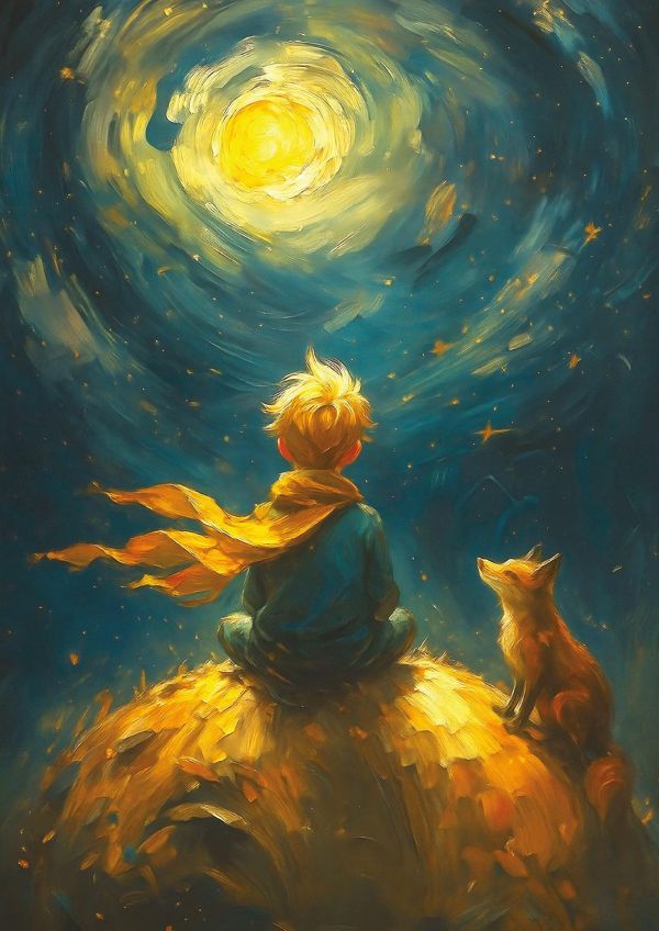 *預購253*土耳其品牌 Art Puzzle / 小王子星空下的低語 - WOWO系列 / 1000片 黑咖啡拼圖,拼圖,預購,小王子星空下的低語,小王子,星空X低語,狐狸,行星,童話,旅行,童趣,陪伴,色彩層次,色彩鮮艷,特色,藝術家,藝術,主題,1000片,ArtPuzzle,土耳其品牌