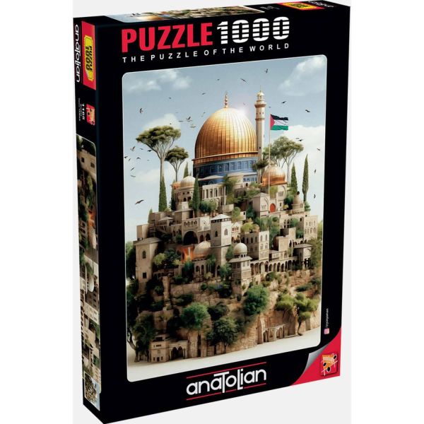 *預購200*土耳其品牌 Anatolian / 耶路撒冷 / 1000片 黑咖啡拼圖,拼圖,預購,耶路撒冷,以色列,地標,建築,城市,世界,特色,藝術家,藝術,主題,1000片,Anatolian,土耳其品牌