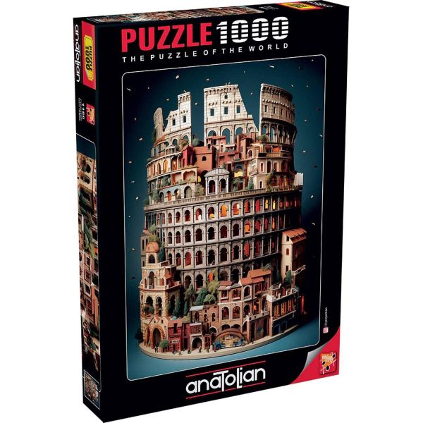 *預購200*土耳其品牌 Anatolian / 羅馬競技場 / 1000片 黑咖啡拼圖,拼圖,預購,羅馬競技場,義大利,地標,建築,城市,世界,特色,藝術家,藝術,主題,1000片,Anatolian,土耳其品牌
