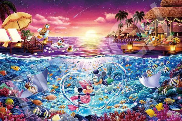*預購255*日本品牌 Epoch / 米奇與朋友們 - 熱帶之旅 / 1000片 / 裝飾拼圖 黑咖啡拼圖,拼圖,預購,米奇與朋友們,熱帶之旅,米奇,馬爾地夫,色彩繽紛,旅行,可愛,裝飾拼圖,迪士尼,角色,特色,藝術家,藝術,主題,1000片,Epoch,日本品牌