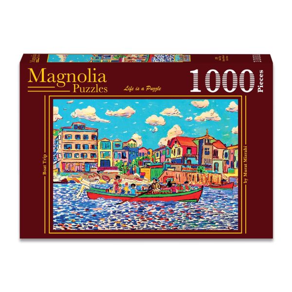 *預購261*土耳其品牌 Magnolia / 乘船遊覽 / 1000片 黑咖啡拼圖,拼圖,預購,乘船遊覽,乘船,遊覽,旅行,建築,童趣,可愛,建築,多彩,遊玩,特色,藝術家,藝術,主題,1000片,Magnolia,土耳其品牌