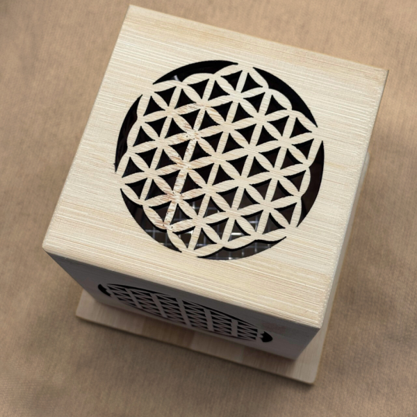 生命之花薰香木盒&香錐組合|淨化 生命之花 鼠尾草 秘魯聖木 淨化,生命之花,鼠尾草,秘魯聖木,塔香,香錐,薰香,品植Purigin,能量