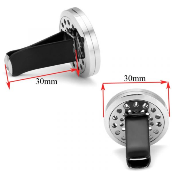 鈦鋼車用出風口擴香｜能量樹贈送棉片 