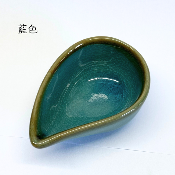 【精油壺 陶瓶 碟】 冰裂釉 造型精美 
