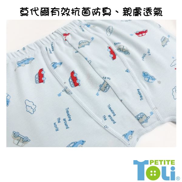 (單件)台灣男童莫代爾抗菌四角內褲 