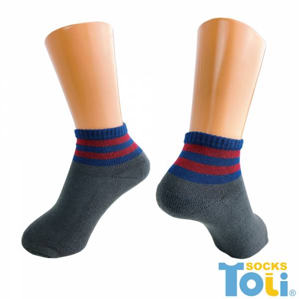 TOLI抗菌除臭童襪13~16cm、17~22cm(底部加厚) 