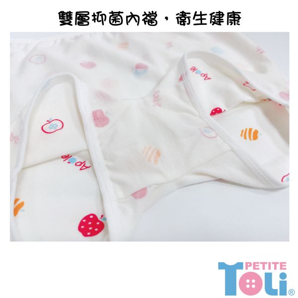 (單件)台灣女童莫代爾抗菌四角內褲 