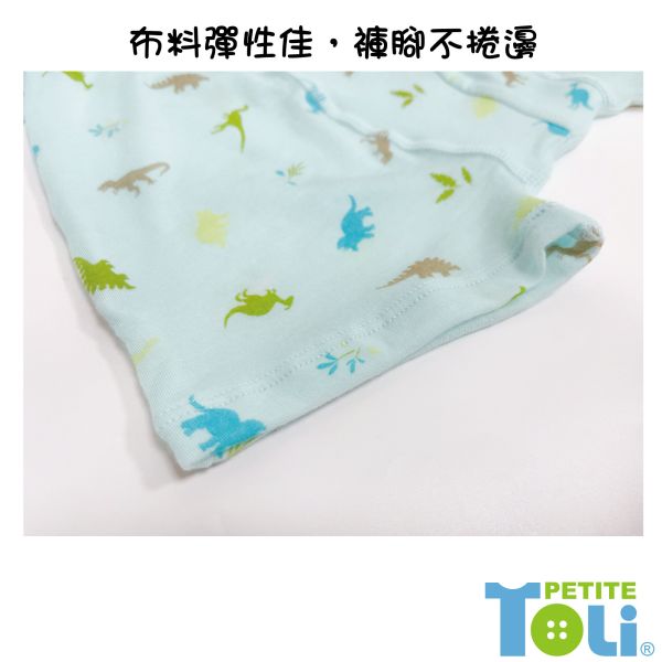 (單件)台灣製男童萊賽爾四角內褲(藍/綠) 