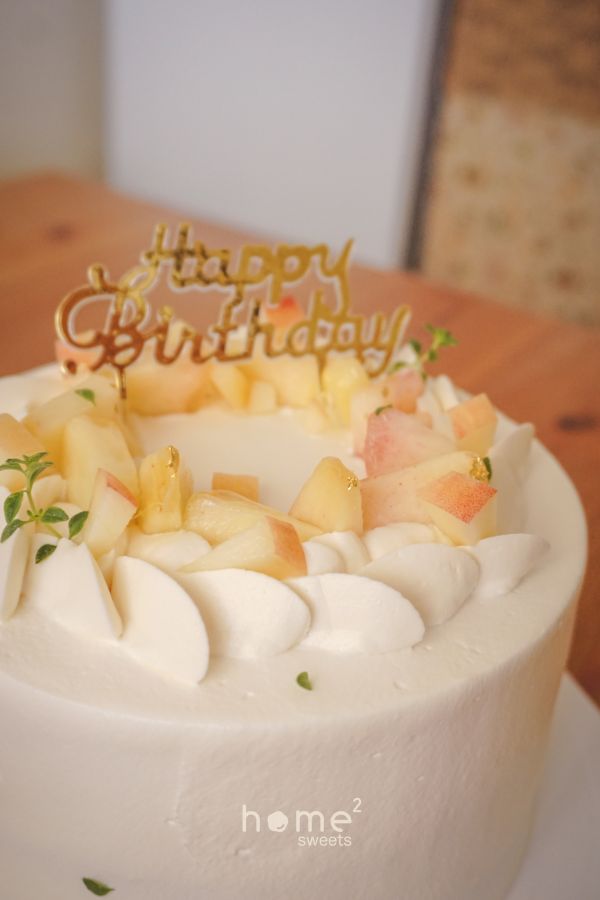 [季節限定]白桃烏龍奶蓋戚風 新竹甜點,生日蛋糕,水蜜桃,烏龍茶,奶蓋