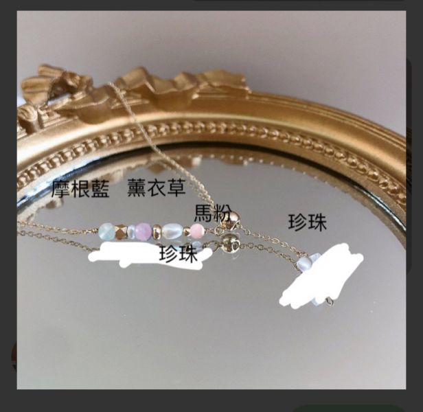 16.5 紫龍晶 藍針石 摩根/ 摩根 馬粉 坦桑 /淡水珍珠 薰衣草 摩根 