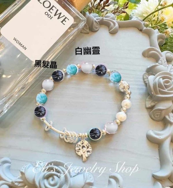 14 黑髮晶 老礦天河 白幽靈 
