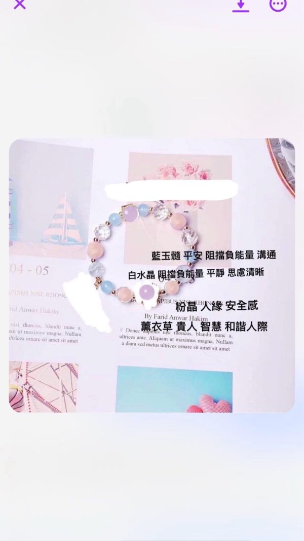 12.5 馬粉 薰衣草 藍玉髓 