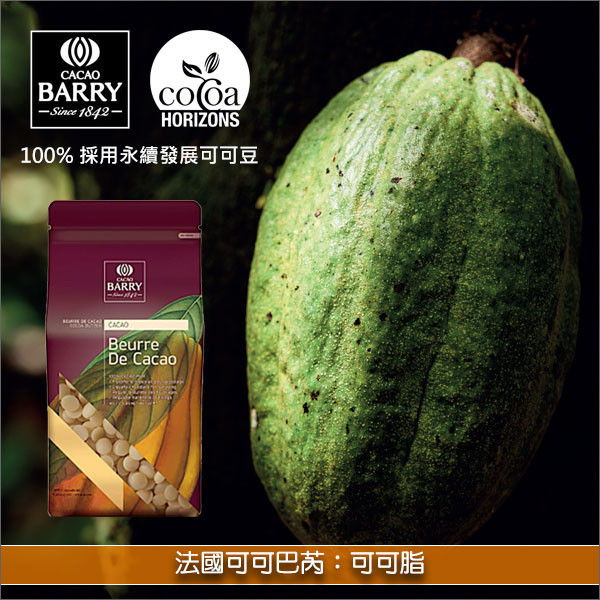 《分裝》法國可可巴芮 Cacao Barry：可可脂（顆粒狀） 手工巧克力,巧克力噴飾,慕斯,甘納許