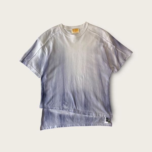 no.210 #大側岔oversize重磅短袖T恤 SHOUSHOU T-shirt  藝術 潮流 休閒 上衣 設計師