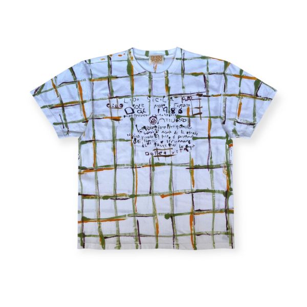 004/100 ATW #重磅短袖T恤 | 4號 SHOUSHOU T-shirt 手繪 藝術 潮流 休閒 上衣 設計師