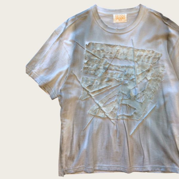 no.181 #重磅立體抓褶短袖T恤 | 4號 SHOUSHOU T-shirt  藝術 潮流 休閒 上衣 設計師