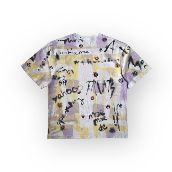 015/100 ATW #短袖T恤 | 4號 SHOUSHOU T-shirt 手繪 藝術 潮流 休閒 上衣 設計師