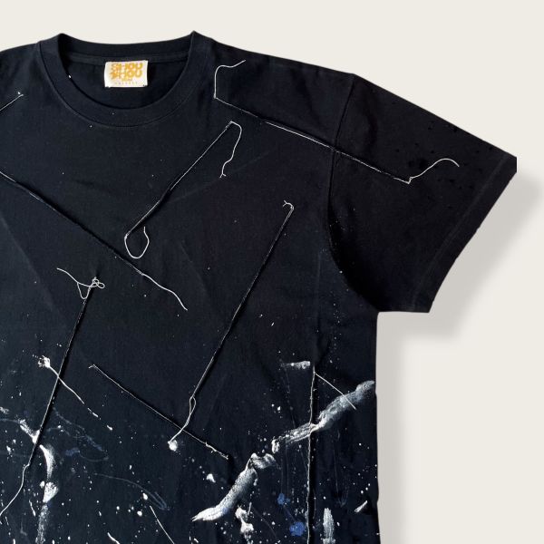 no.144 #重磅短袖T恤 | 5號 SHOUSHOU T-shirt 手繪 藝術 潮流 休閒 上衣 設計師