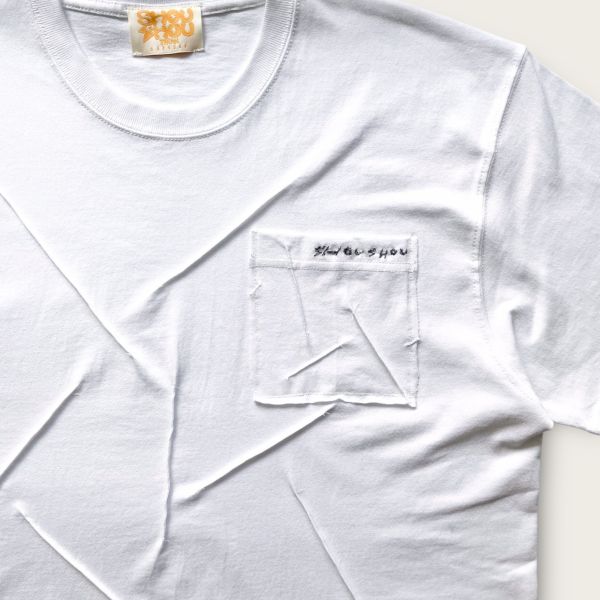no.306 #重磅立體抓褶口袋短袖T恤 | 4號 SHOUSHOU T-shirt  藝術 潮流 休閒 上衣 設計師