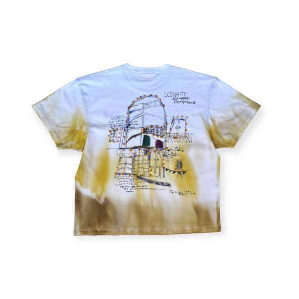 005/100 ATW #重磅短袖T恤 | 5號 SHOUSHOU T-shirt 手繪 藝術 潮流 休閒 上衣 設計師