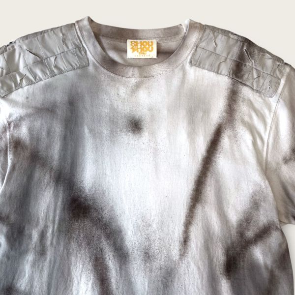 no.196 #重磅短袖T恤 | 5號 SHOUSHOU T-shirt 手繪 藝術 潮流 休閒 上衣 設計師