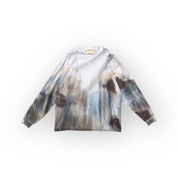 Archive sale | 重磅長袖T恤 | 4號 SHOUSHOU T-shirt 手繪 藝術 潮流 休閒 上衣 設計師