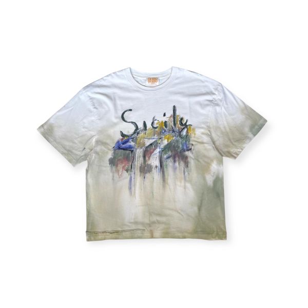 001/100 ATW #重磅短袖T恤 | 5號 SHOUSHOU T-shirt 手繪 藝術 潮流 休閒 上衣 設計師