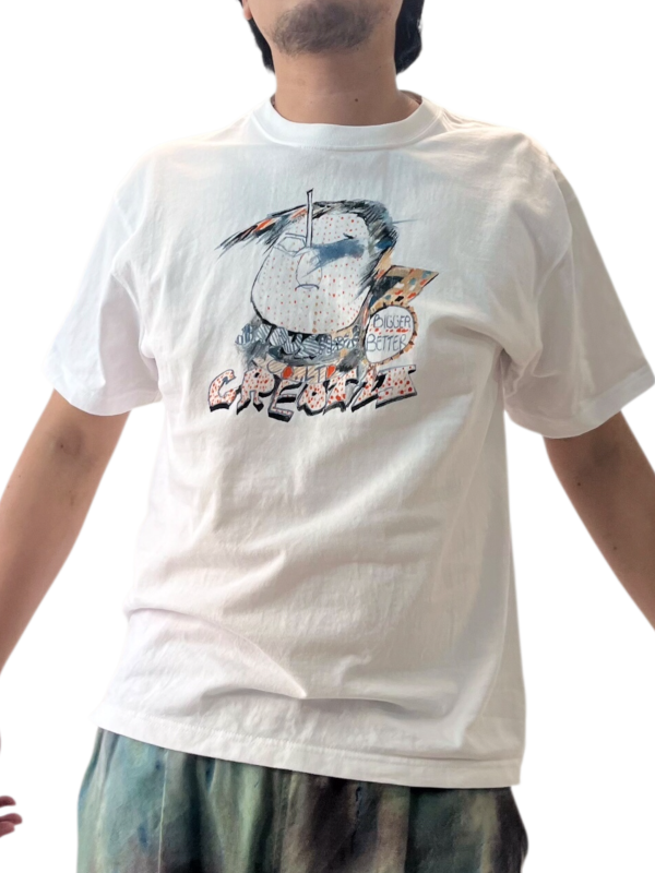 no.212 #重磅短袖T恤 | 4號 SHOUSHOU T-shirt 手繪 藝術 潮流 休閒 上衣 設計師