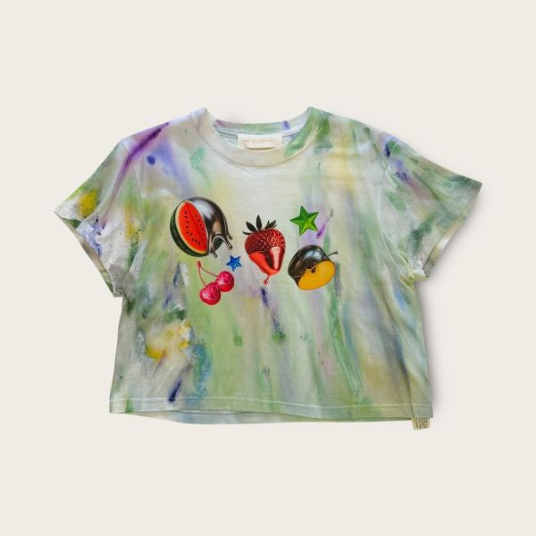 no.257 #棉柔短版T恤 | 2號 SHOUSHOU T-shirt 手繪 藝術 潮流 休閒 上衣 設計師