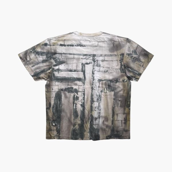 006/100 ATW #重磅短袖T恤 | 4號 SHOUSHOU T-shirt 手繪 藝術 潮流 休閒 上衣 設計師