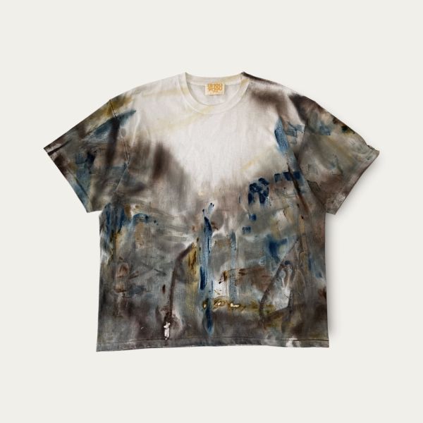 no.187 #重磅短袖T恤 | 5號 SHOUSHOU T-shirt 手繪 藝術 潮流 休閒 上衣 設計師