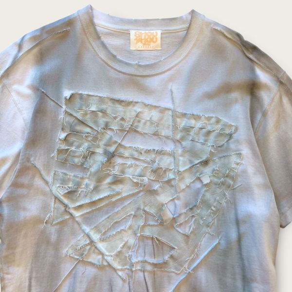 no.181 #重磅立體抓褶短袖T恤 | 4號 SHOUSHOU T-shirt  藝術 潮流 休閒 上衣 設計師