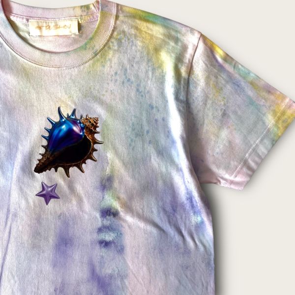 no.232 #棉柔短版T恤 | 2號 SHOUSHOU T-shirt 手繪 藝術 潮流 休閒 上衣 設計師