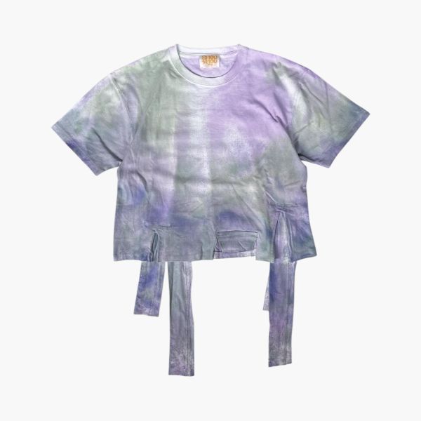 女版下擺不規則造型T恤 SHOUSHOU T-shirt  藝術 潮流 休閒 上衣 設計師