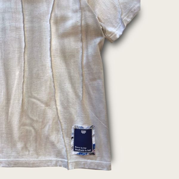 no.180 #重磅滿版立體抓褶短袖T恤 | 4號 SHOUSHOU T-shirt  藝術 潮流 休閒 上衣 設計師