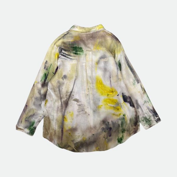 Archive sale | 手繪亞麻襯衫 