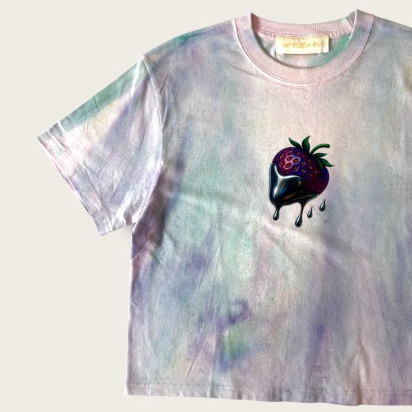 no.233 #棉柔短版T恤 | 2號 SHOUSHOU T-shirt 手繪 藝術 潮流 休閒 上衣 設計師