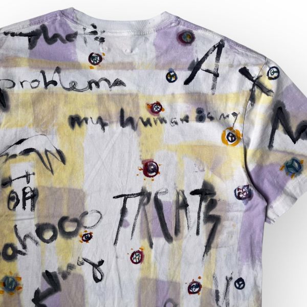 015/100 ATW #短袖T恤 | 4號 SHOUSHOU T-shirt 手繪 藝術 潮流 休閒 上衣 設計師