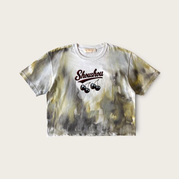 no.237 #重磅短版T恤 | 3號 SHOUSHOU T-shirt 手繪 藝術 潮流 休閒 上衣 設計師