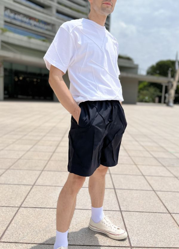 no.296 尼龍抓褶短褲 