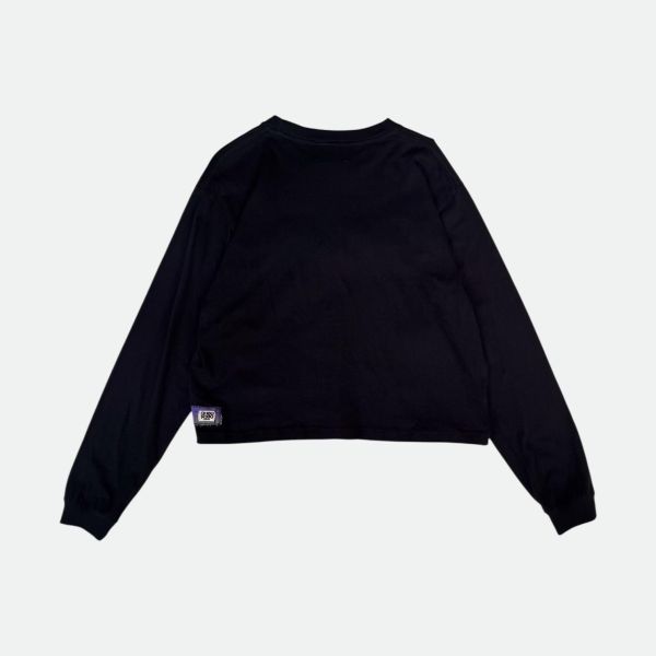 Archive sale | 星星拼接短版長袖棉柔Tee | 3號 