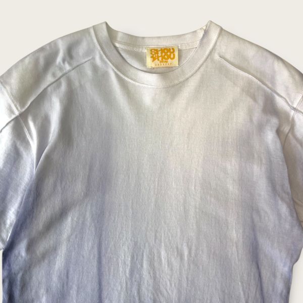 no.210 #大側岔oversize重磅短袖T恤 SHOUSHOU T-shirt  藝術 潮流 休閒 上衣 設計師